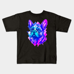 French Bulldog Mozaic Kids T-Shirt